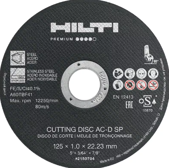 DISCO DE CORTE 115 mm